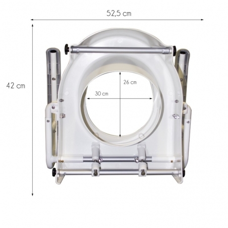 Alzawater alto 5-10-15 cm. adattabile a tutti i w.c. art.Para2674