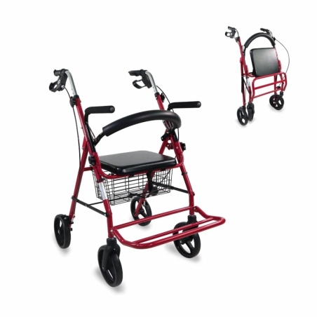 Mobiclinic®, Deambulatore per anziani, Prado, Rollator, Alluminio