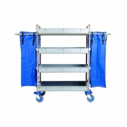 Carrello con 4 vassoi in...